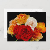 Rose Bouquet Briefkaart (Voorkant / Achterkant)