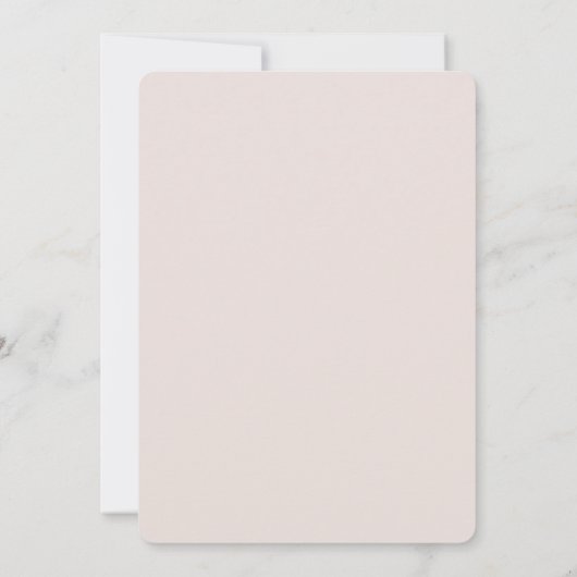 Rose Bouquet Doopsel Uitnodiging (Achterkant)