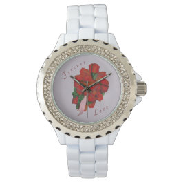 Rose Bouquet Horloge