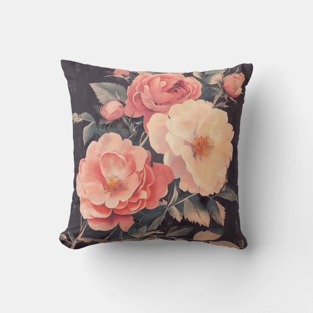  Rose Bouquet Kussen (Voorkant)