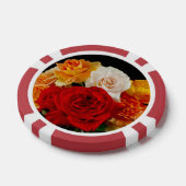 Rose Bouquet Poker Chips (Enkel)