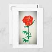 Rose Briefkaart (Voorkant / Achterkant)