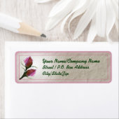 Rose Bud Étiquette (En situation)