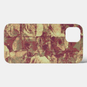 Rose camouflage pattern on tiled wall background Case-Mate iPhone case (Achterkant (horizontaal))