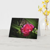 Rose, carte (Fleur jaune)