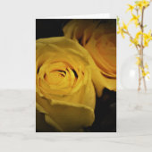 Rose, carte (Fleur jaune)