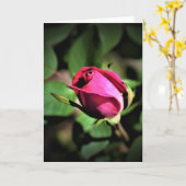 Rose, carte (Fleur jaune)