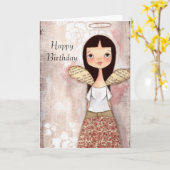 Rose - Carte d'anniversaire (Fleur jaune)