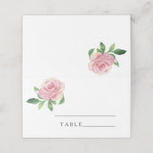Rose - Cartes de lieu de mariage (Extérieur déplié)