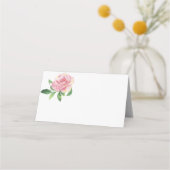 Rose - Cartes de place mariage (Dos)