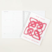 ROSE CELTIC KNOT 8.5x11 Planificateur / Calendrier (Devant avec enveloppe)
