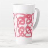 ROSE CELTIC KNOT Tall Latte Mug (Angle droit)