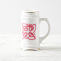 ROSE CELTIC KNOT Wit & Goud Stein
