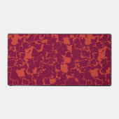 Rose chaud et orange Abstrait (Recto)