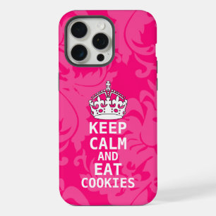Rose Chaude Damas Reste Calme Et Mange Des Cookies