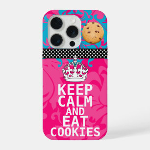 Rose Chaude Damas Restez Calme et Mangez des Cooki