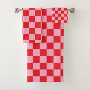 Rose Checkered et rouge