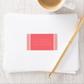 Rose Chevron Etiket (Insitu)