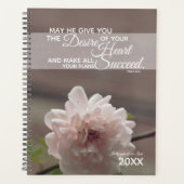 Rose Christian Planner - Psaumes 20 (Devant)