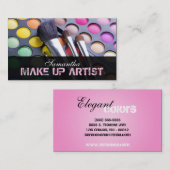 Rose-clair composez le carte de visite de palette (Devant / Derrière)