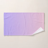 Rose Clair et Motif Ombré Violet Clair (Serviette à main)