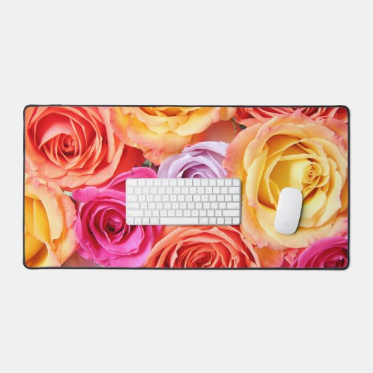 Rose coloré (Clavier et souris)