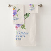 Rose coloré aquarelle Mariage floral (En situation)