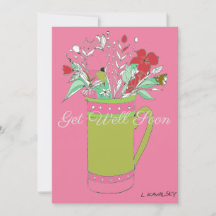Rose Colorée Obtenir De Fleurs Bien Dans Une Carte