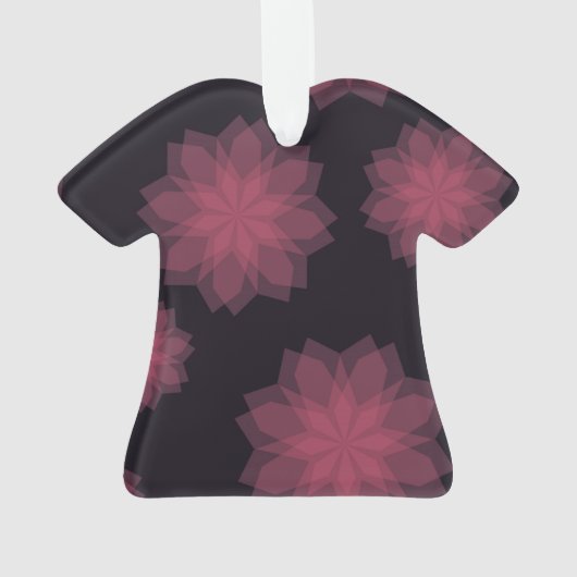 Rose, cool, tendance, abstraction de fleurs modern (dos)