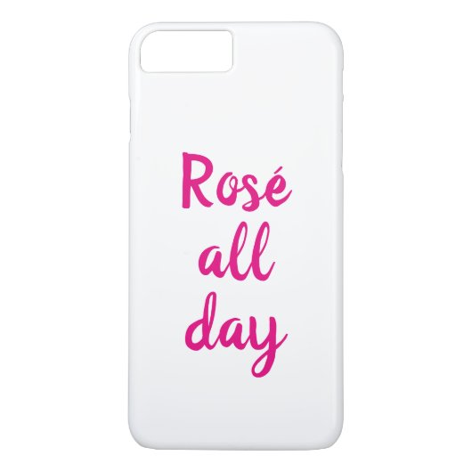 Rosé coque iphone toute la journée (Dos)