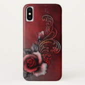 Rose - Coque iPhone X (Dos)