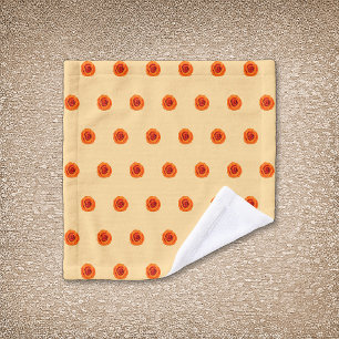 Rose couleur orange Fleur Motif sans couture sur