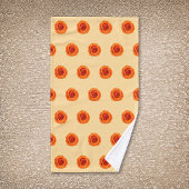 Rose couleur orange Fleur Motif sans couture sur