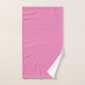 Rose : Couleur Uniforme Uni (Serviette à main)