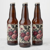 🔥 Rose Crematory – Gothic Victorian Bier Etiket (Flessen)
