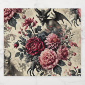 🔥 Rose Crematory – Gothic Victorian Bier Etiket (Enkel label)