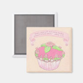 Rose CupCake Scripture Magnet (Recto/Verso)