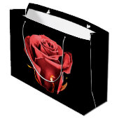 Rose d'amour Sac cadeau (Dos Angle)