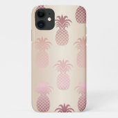 Rose d'ananas Gold iPhone 11 Coque (Dos)
