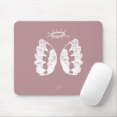 rose d'ange de tapis de souris (Avec souris)