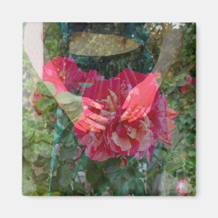 Rose dans le Magnet de fleurs