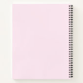 Rose dans mon cahier d'époque girly (Dos)