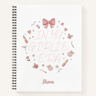 Rose dans mon cahier d'époque girly