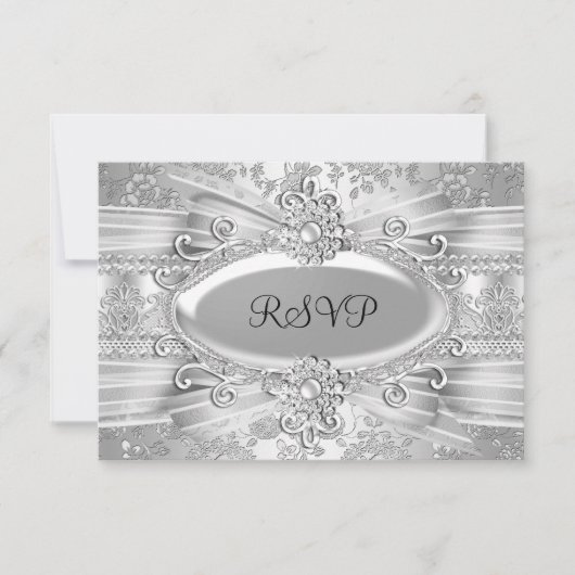 Rose d'argent et bijoux 25e anniversaire RSVP (Devant)