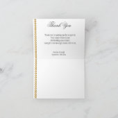 Rose d'argent Or 5e anniversaire Merci (Intérieur)