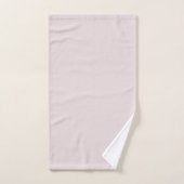 Rose de ballerine couleur unie  (Serviette à main)