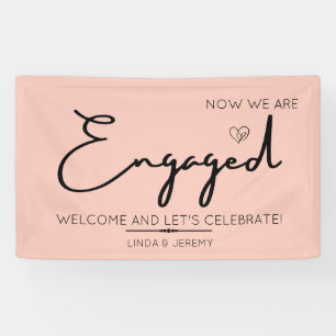 Rose de bannière de bienvenue de la partie d'engag