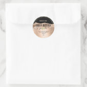 rose de beurre corps or moderne produit étiquette (Sac)