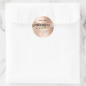 rose de beurre corps or moderne produit étiquette (Sac)
