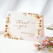 Rose de Boho Terracotta Calla Lily Mariage Merci